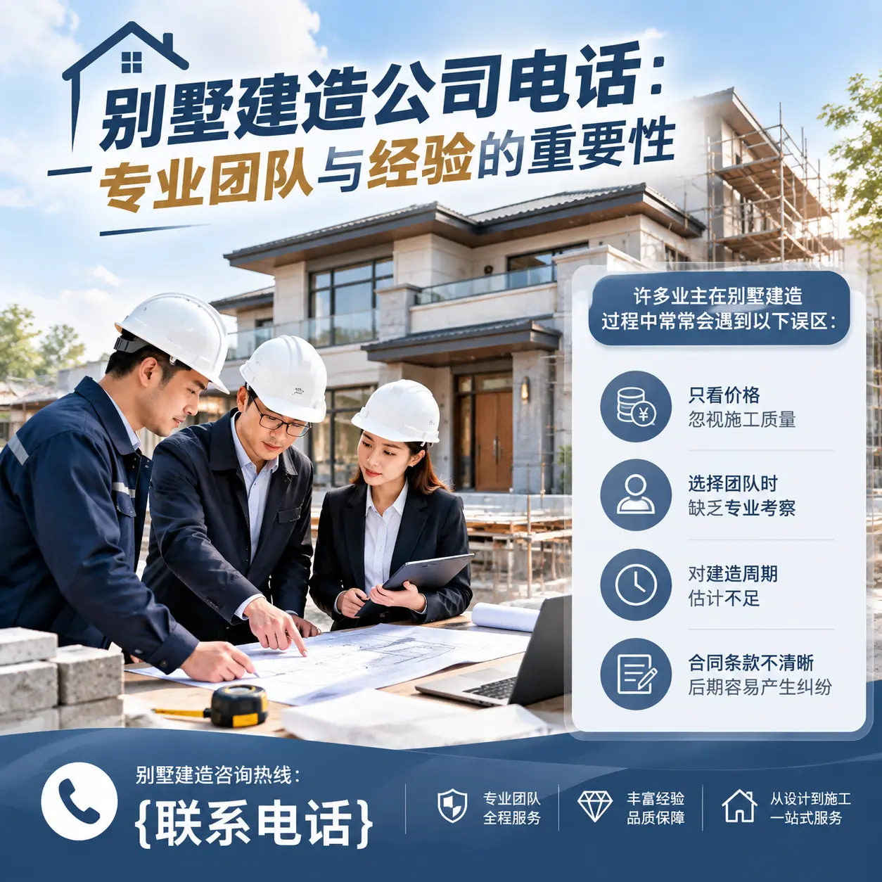 天柱别墅建造公司电话:专业团队与经验的重要性