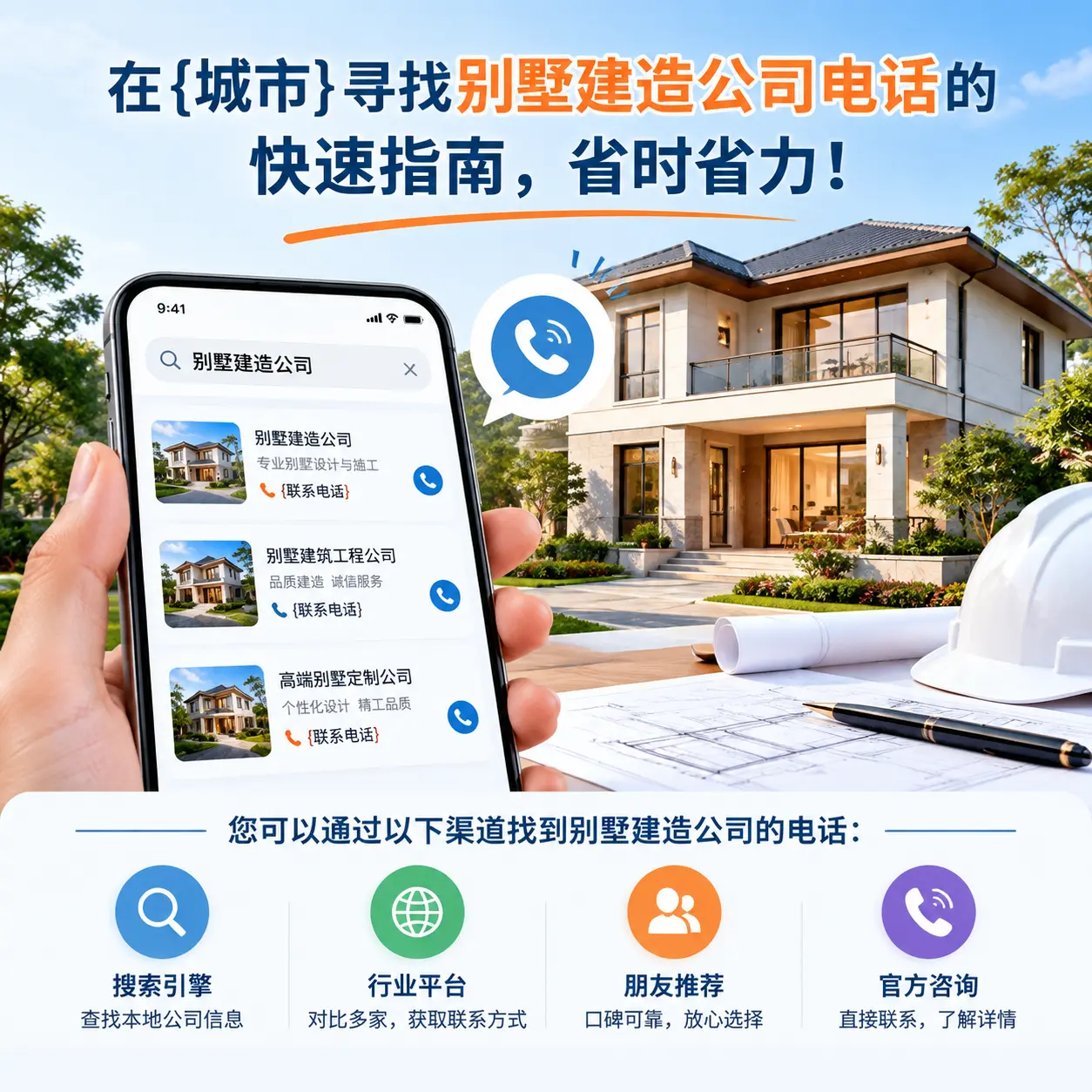 在天柱寻找别墅建造公司电话的快速指南，省时省力！
