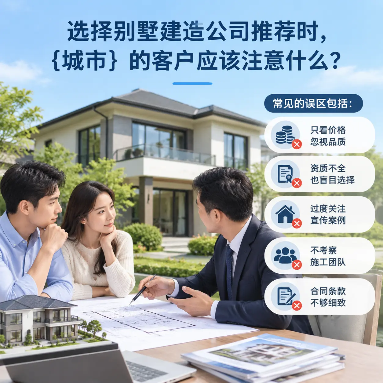 选择别墅建造公司推荐时,天柱 的客户应该注意什么?