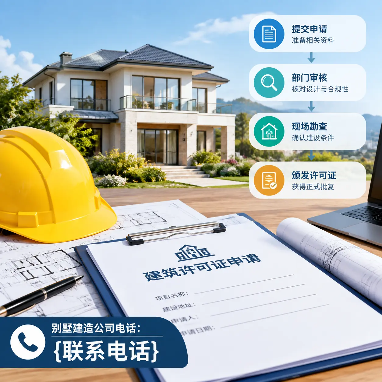 别墅建造公司电话：在天柱建造前的准备工作