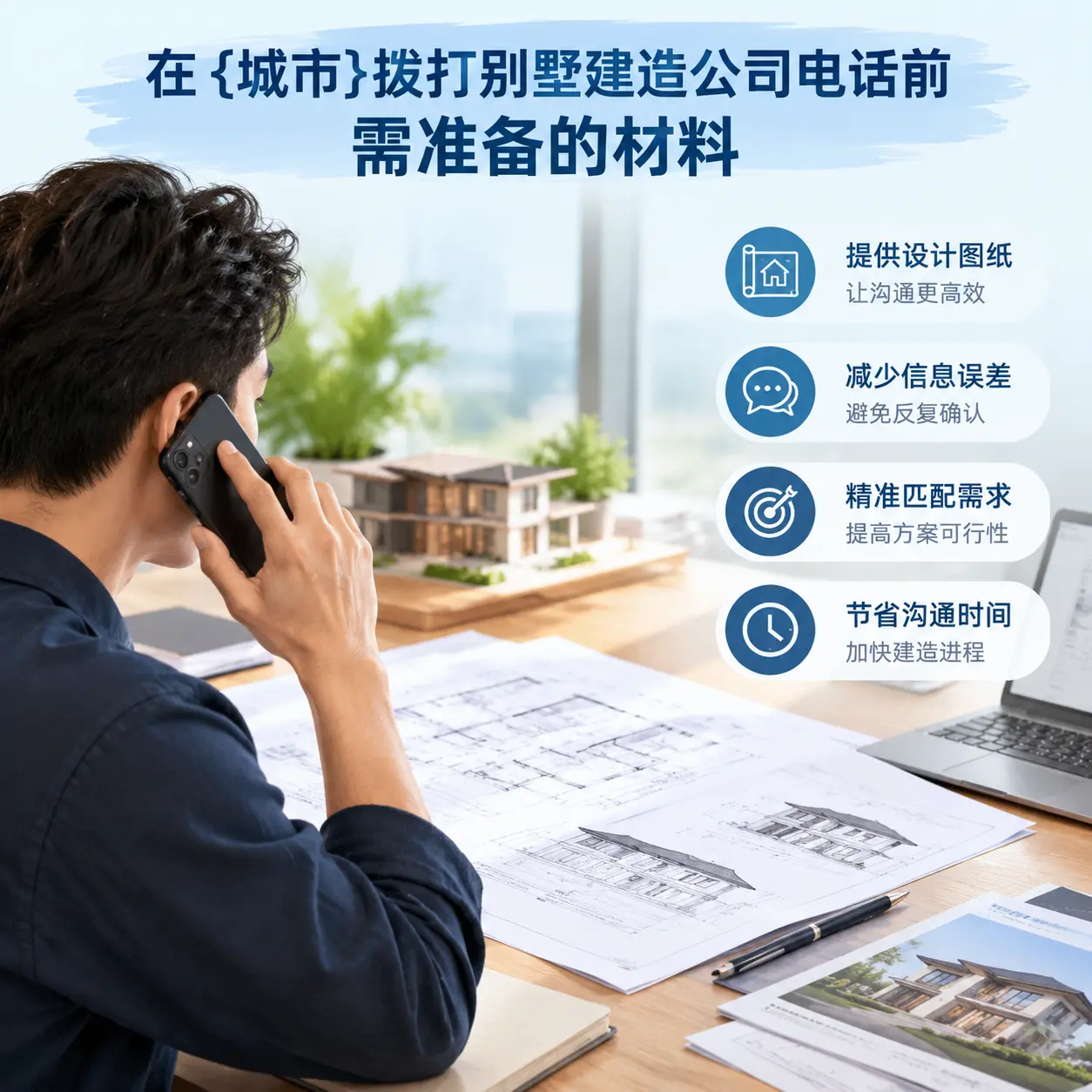 在天柱拨打别墅建造公司电话前需准备的材料
