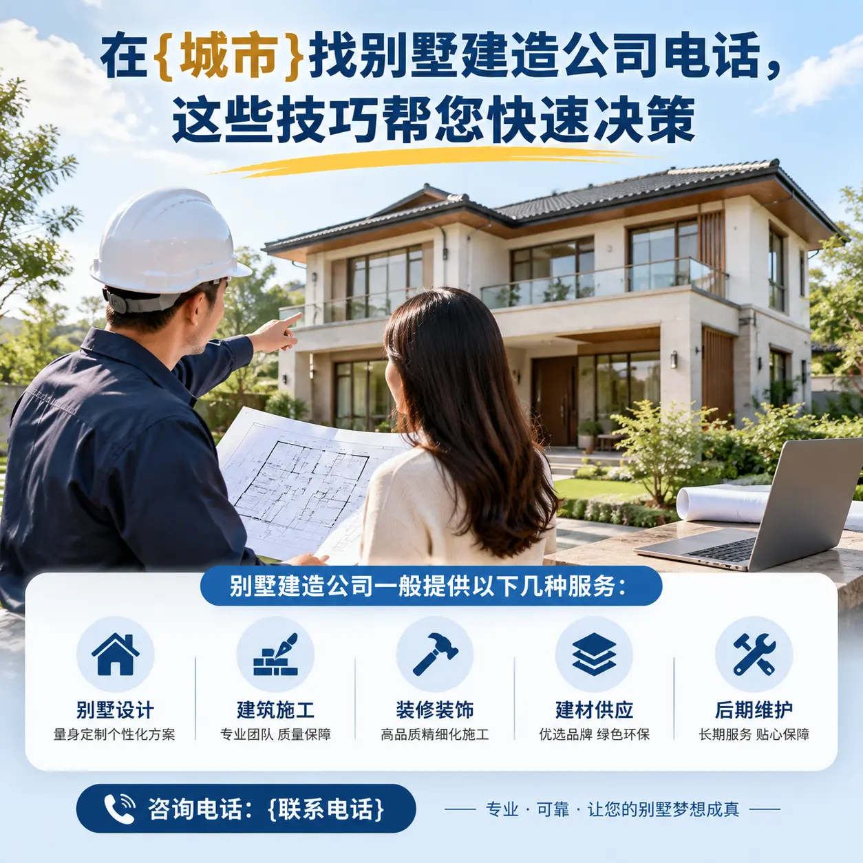 在天柱找别墅建造公司电话，这些技巧帮您快速决策