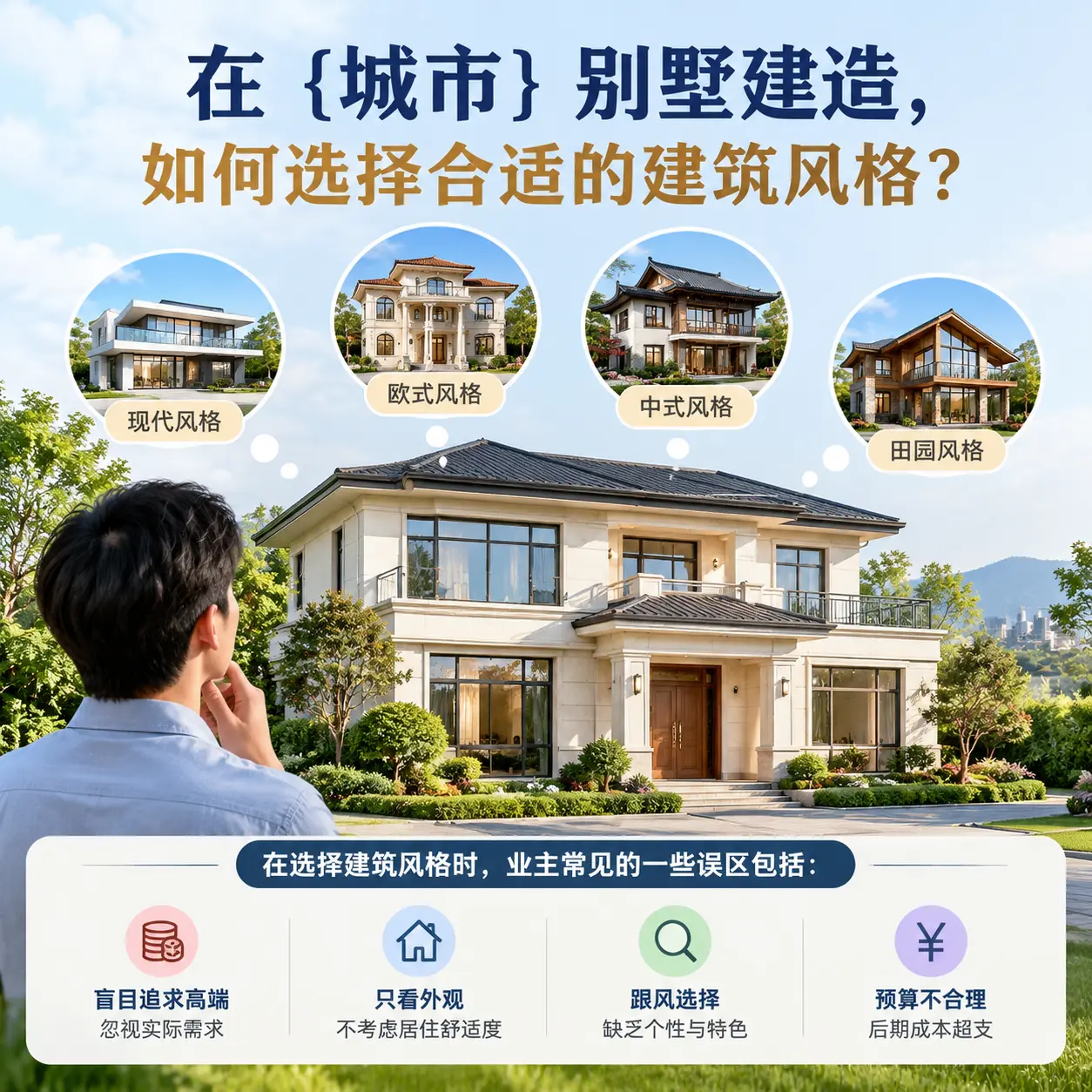 在 天柱 别墅建造,如何选择合适的建筑风格?